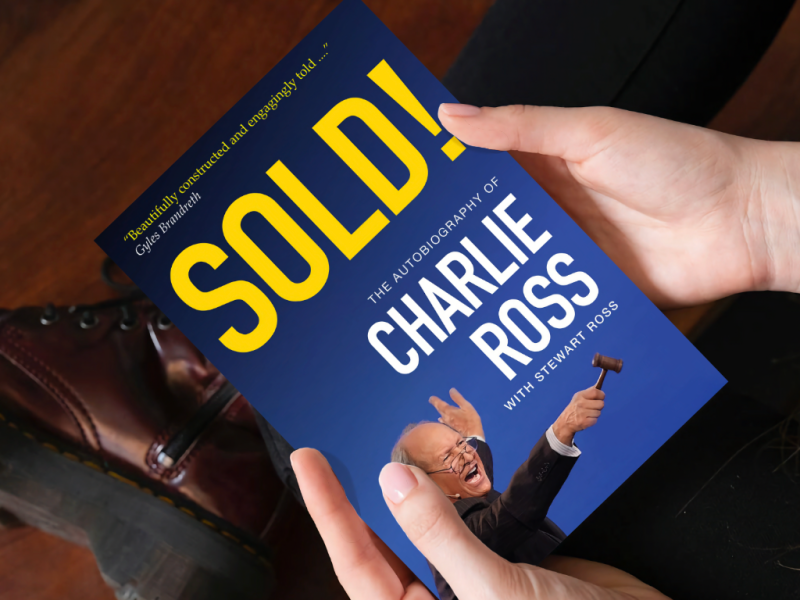 Sold! Charlie Ross’s highly anticipated autobiography is now available for pre-order!